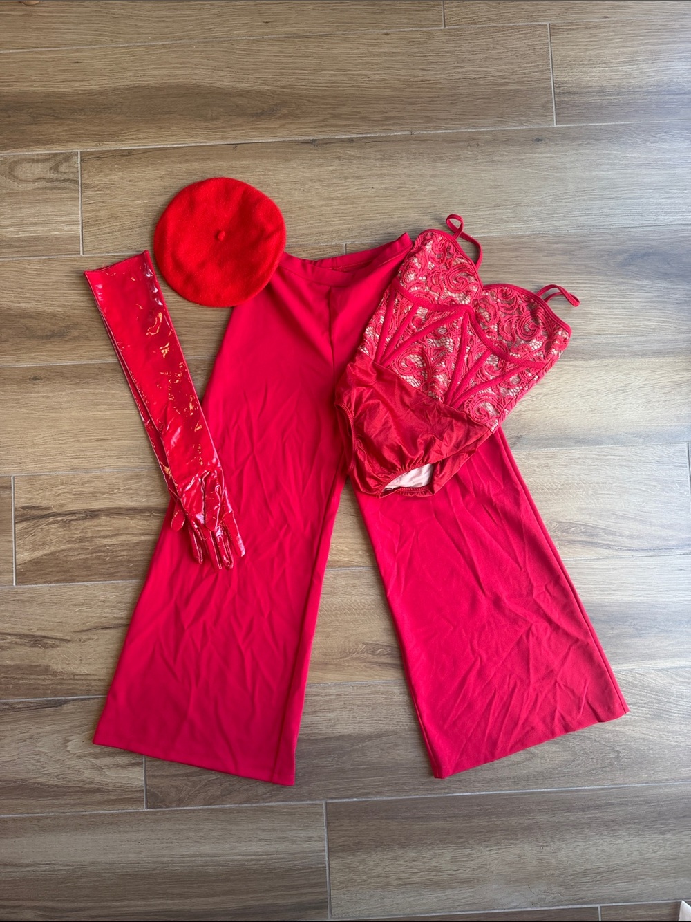 RED Very cool adult small custom costume jazz/contemporary